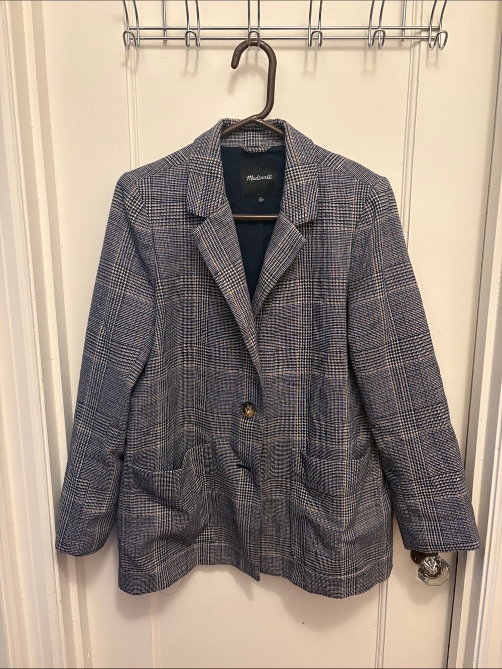Madewell Oversized Plaid Blazer